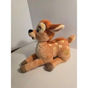 Disney store exclusive large Bambi soft stuffed plush stamped